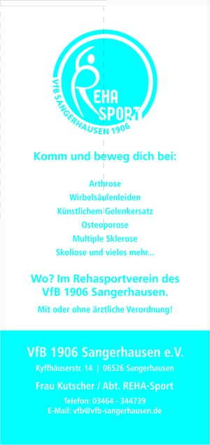 Plakat VfB Sangerhausen